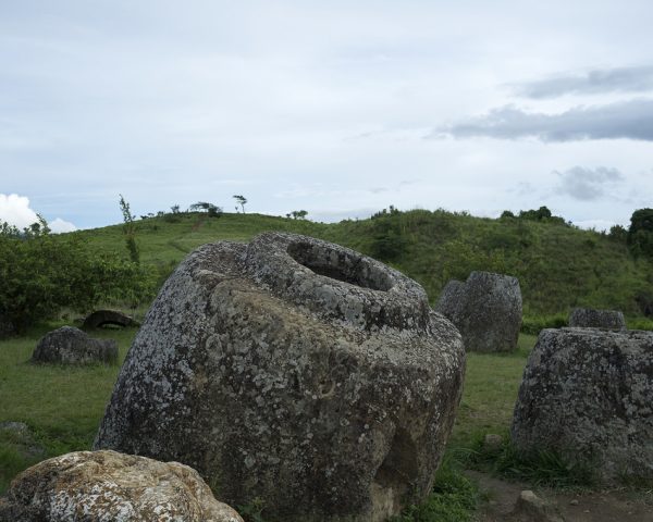 The Plain of Jars Site 1 in Phonsavan, Xiengkhouang